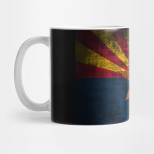 Vintage Rustic Arizona Flag Mug